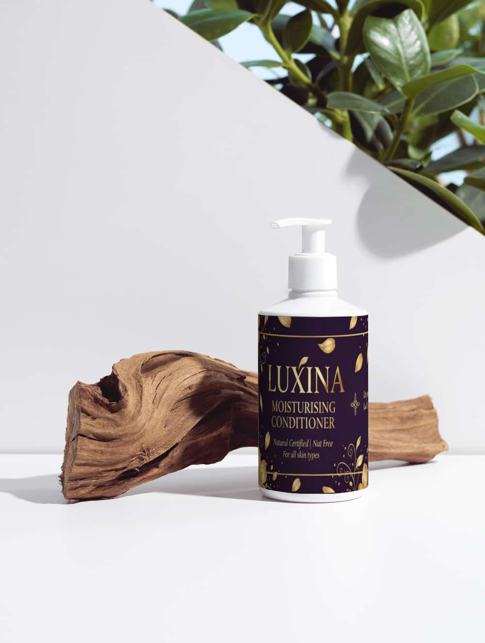 LUXINA argan oil conditioner - hydrating hair care with wheat protein