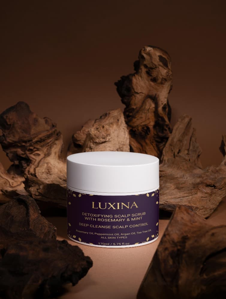 LUXINA scalp scrub - natural detoxifying scalp cleanser