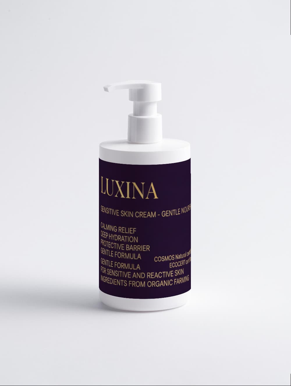 LUXINA gentle cleansing gel - COSMOS Natural certified face and body wash