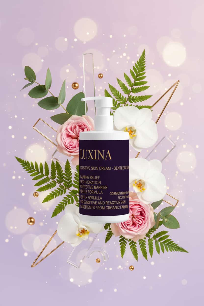 LUXINA gentle cleansing gel for sensitive skin - face and body cleanser