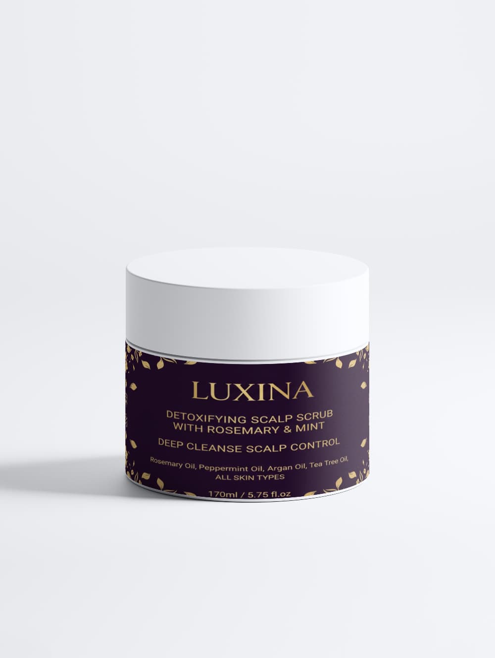 LUXINA scalp scrub - COSMOS Natural certified scalp exfoliator
