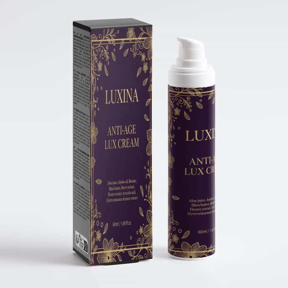 LUXINA anti-aging cream - COSMOS Natural certified anti-wrinkle treatment